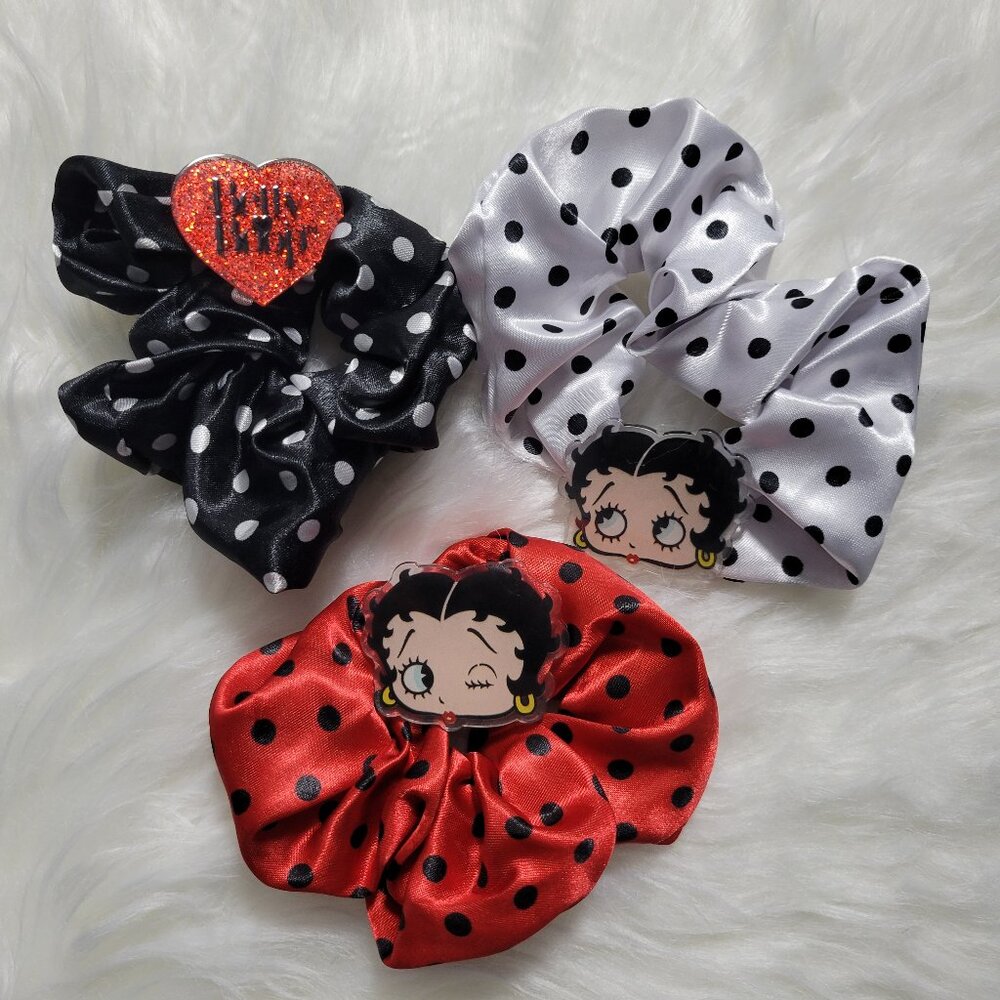 Betty Boop Scrunchie Set